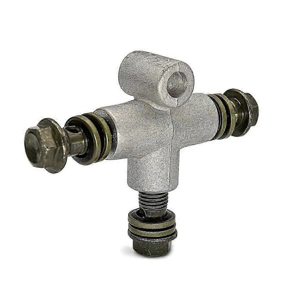 1 st Hydraulisk Bromsslang T-stycke Kopplingsplugg 3-vägs Adapter Bromssystem