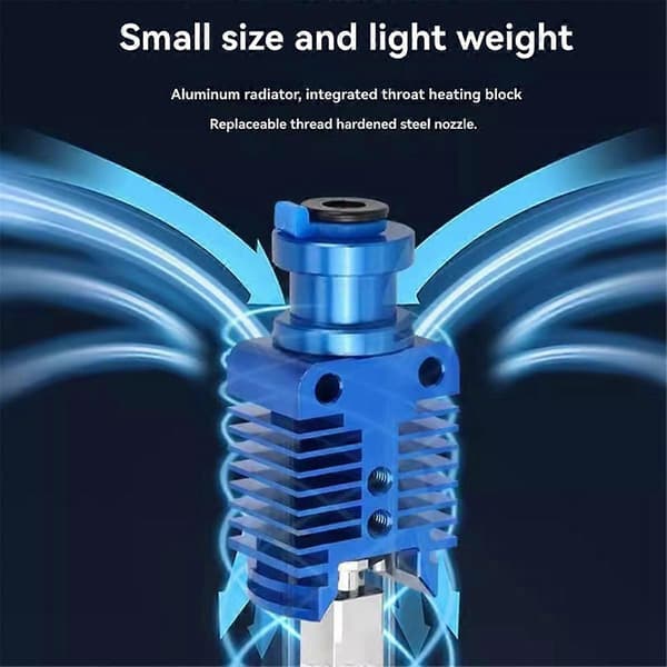 3D Printer Opgradering -E3-2.0 HotEnd Ekstruder Kit Højhastighedsprint til 3 3 Pro 2.4