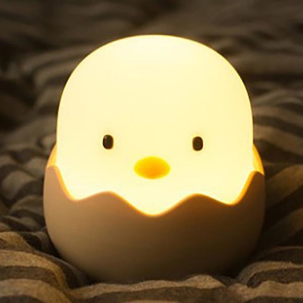 Justerbar Farveskiftende LED Natlampe Æggeskal Kylling Kreativ Natlampe Til Baby Natlampe
