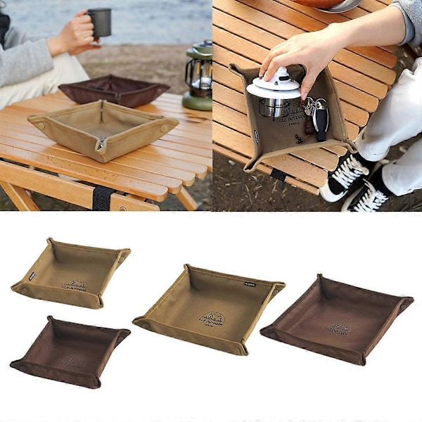Camping Gadgets Bakke Vandtæt Oxford Opbevaringsboks Rejse Desktop-Organizer