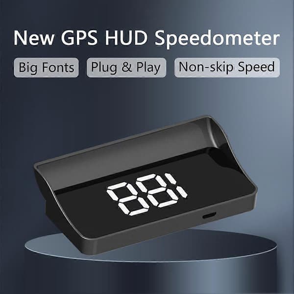 HUD GPS Head Up Display Speedometer Odometer Bil Digital Speedometer Universal Bil Elektronisk Tilbehør
