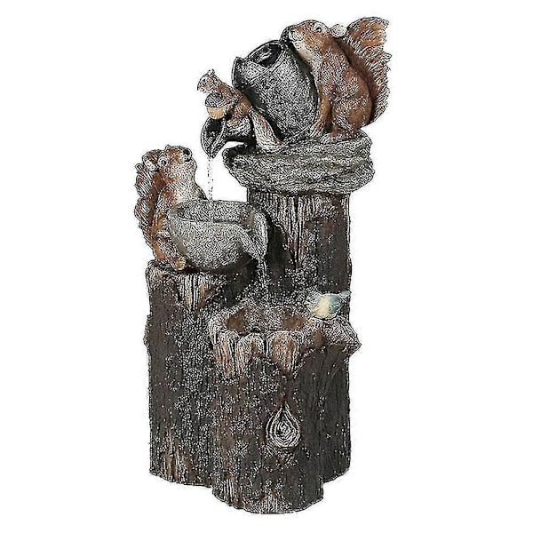 Hagefigur Vannfontene Dekorasjon Dyr Vannfontener Med Lys
