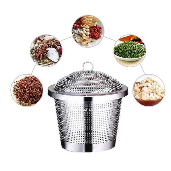 Tesil i rustfritt stål for brygging av enkeltkoppinfuser