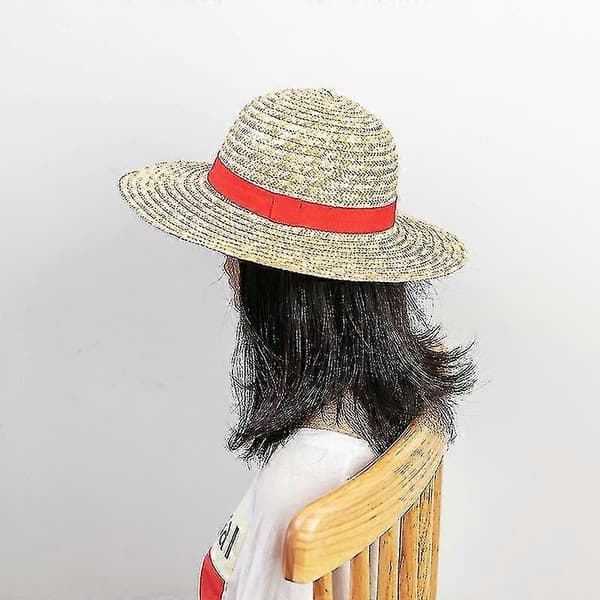 One Piece Luffy Cosplay Stråhatt