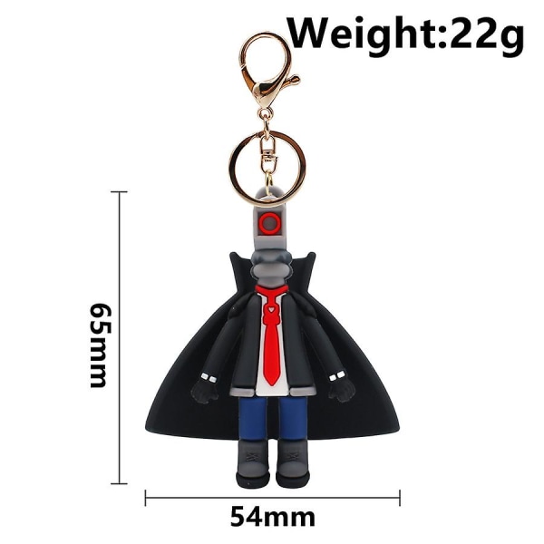 Skibidi WC Avaimenperä Charm Söpö Sarjakuva Riipus Avaimenperä Avaimenperä Avaintarvikkeet Avaimenperä Koristeet Laukku Sisustus Lapsille Lahja Keyring-2