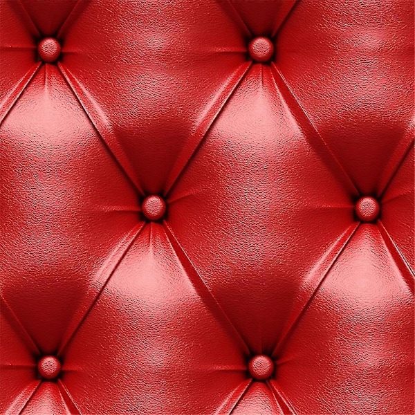 3D Vintage Nahkakuvioitu Tapetti PVC Seinämaalaus Realistinen Ulkonäkö Vedenpitävä