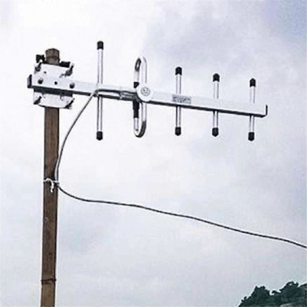 Digital TV Antenne HDTV 4K Forsterket Antenne Utendørs TV Antenne 300 Miles Rekkevidde VHF