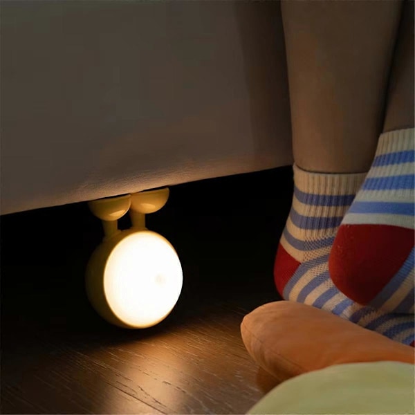 Tegneserie Store Øjne LED Natlampe med Bevægelsessensor, Perfekt til Børneværelser, Langtidsholdbar Belysning