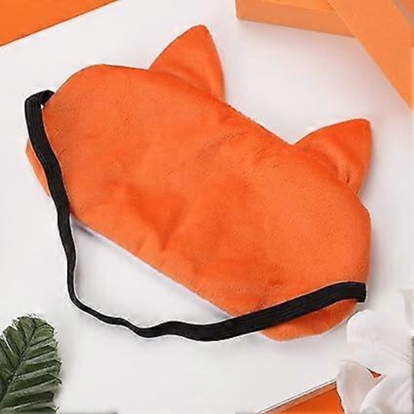 1 st Sovmask, Barns Sovmask Plysch Söt 3D Fluffig Mask för Barn Sovande Andningsbar Resa för Barn Flickor Kvinnor Vuxen