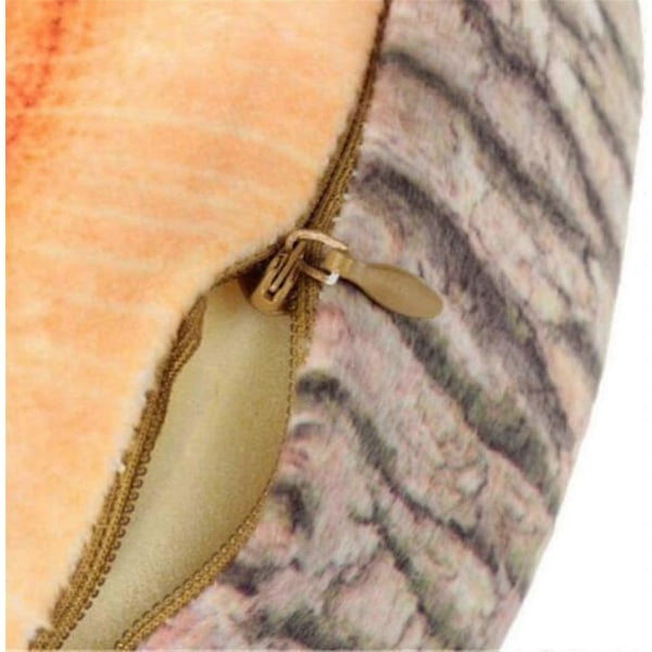2 stk. Kreativ Naturlig Tre Design Trestamme Loggpute Myk Stolpute Puter Gave Hjem Sofa