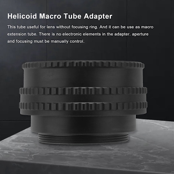 Hot M42 Till M42 Objektiv Justerbar Fokuserings Helicoid Macro Tub Adapter - 17mm Till 31mm