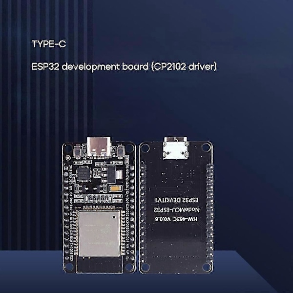 HW 463C ESP WROOM 32 Utvecklingskort 2.4GHz WiFi Dubbla Kärnor Mikrokontroller