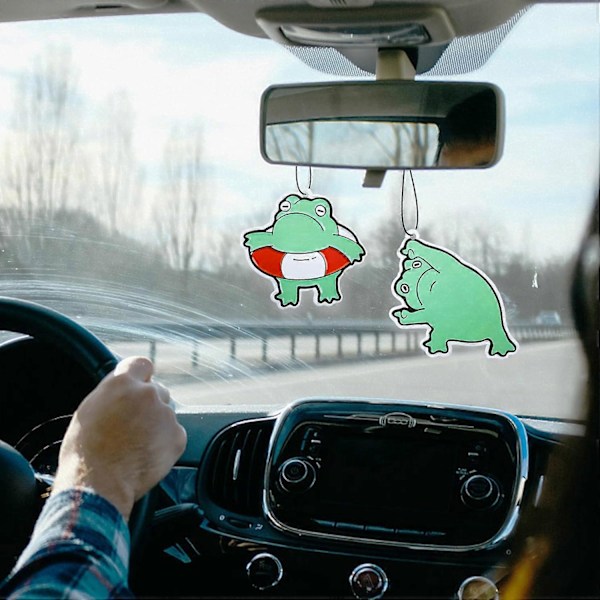 Auton Ilmanraikastimet - Sienikuvioiset Auton Sisätilan Ripustettavat Tuoksut Hippityyliset Söpöt Raikastimet Autotarvikkeet Huoneen Sisustus Naisille Teinitytöille Lahja 5 kpl