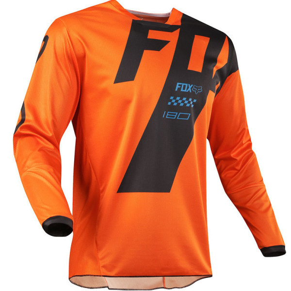 FOX downhill kostym sommar bergsväg bil lok riddräkt långärmad T-shirt orange L