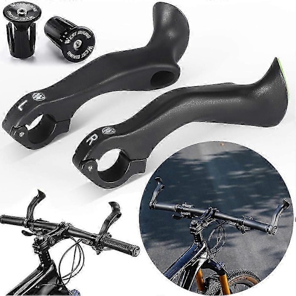 Cykel Bar Ends Mountainbike Styr Ender Ergonomiske MTB Cykel Bar Ends Ekstra Styr Bar Ends til 222mm MTB Cykel
