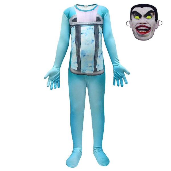 Skibidi Toalett Cosplay Kostym Tv Man Kamera Man Kostym Spel Skibidi Dop Ja Ja Ja Toalett Halloween Jumpsuit För Barn Presenter H 110