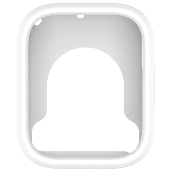För Xiaomi Redmi Watch 5 Active Silikon Klockfodral Stötsäker Stötfångarram - Vit