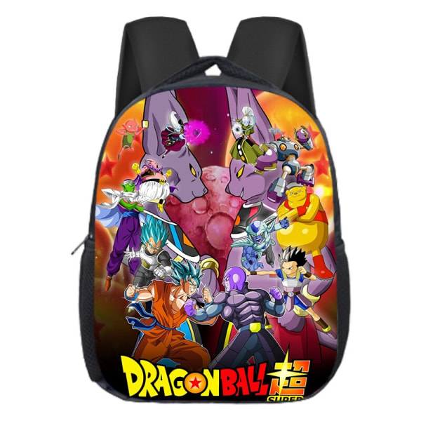 Dragon Ball Ryggsäck Flickor Pojkar 12 Inch Skolväska Kids Goku Skolväska Kindergarten School Bag Pink