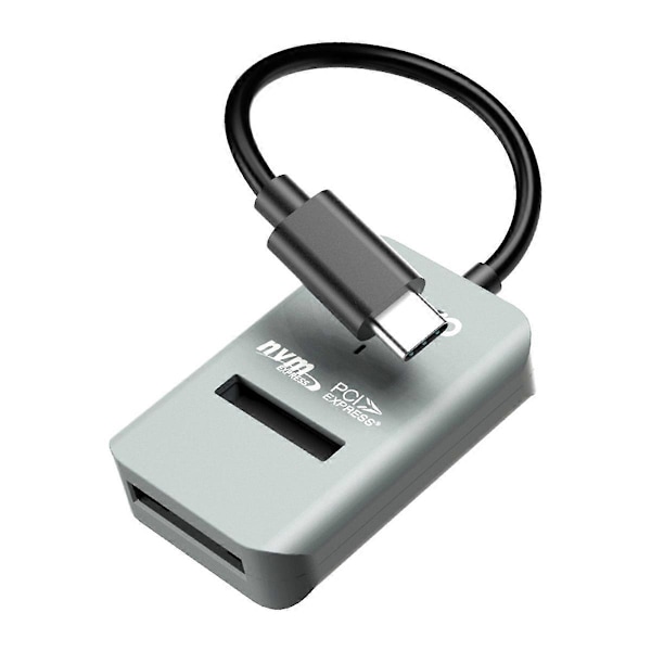 10Gbps M.2 NVME SSD-kapsling Typ-C M2 PCIE NVME SSD-adapter Verktygsfri Stödjer 2230/42/60/80/2