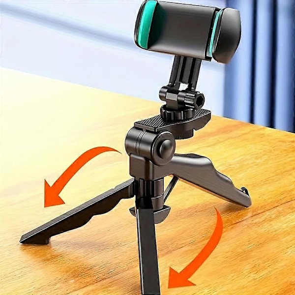 Selfie Stick Telefonstativ Expanderbart Smartphone-stativ, 360-graders rotation
