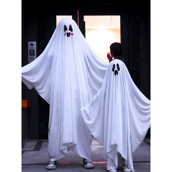 2023 nye Halloween barnekostymer maskerade barn voksen spøkelse kappe kappe klær kle opp style 3 S