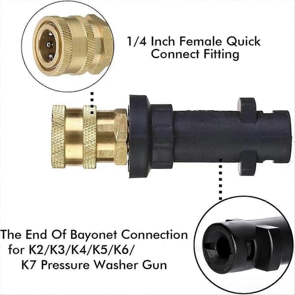 Høytrykksvaskeradapter for K2 K3 K4 K5 K6 K7