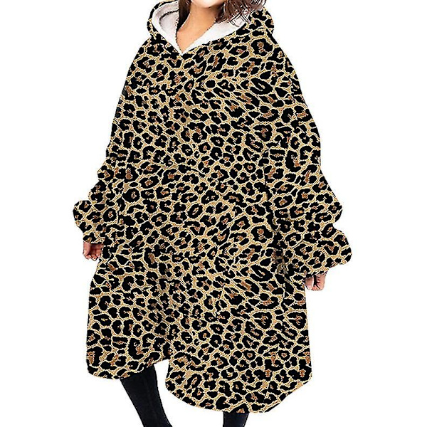 Voksen Model Hættetrøje Tæppe Super Blød Varm Bærbar Tæppe Hættetrøje One Size style 7