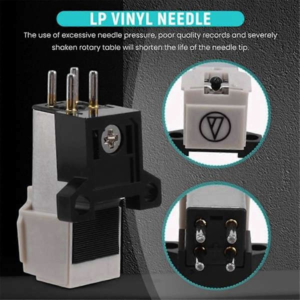 AT3600L Magnetisk Pickup Stylus LP Vinyl Platespiller Nål