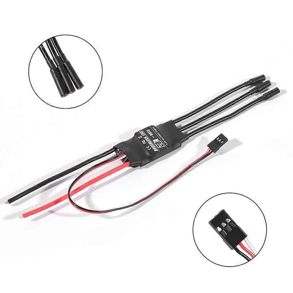 20A Borstlös ESC 2-3S Lipo för RC Bil Båt Flygplan DIY Delar