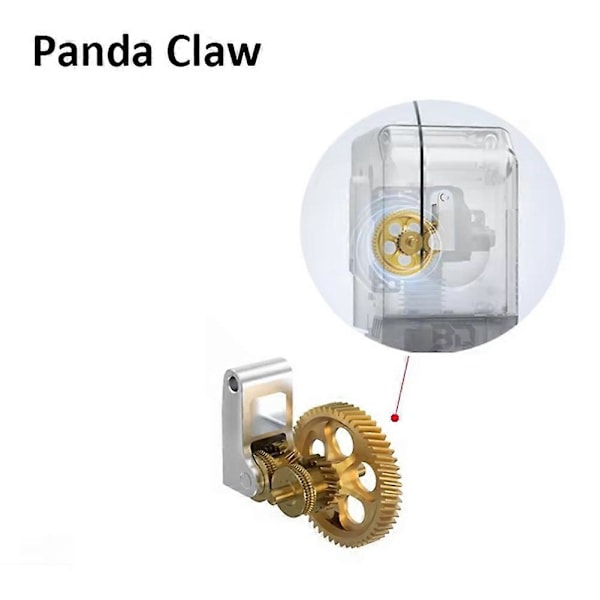 Panda Claw Gear RNC Nano-Belagd Härdat Stål Drev Hög Hållfasthet för X1 P1 3D-Skrivare