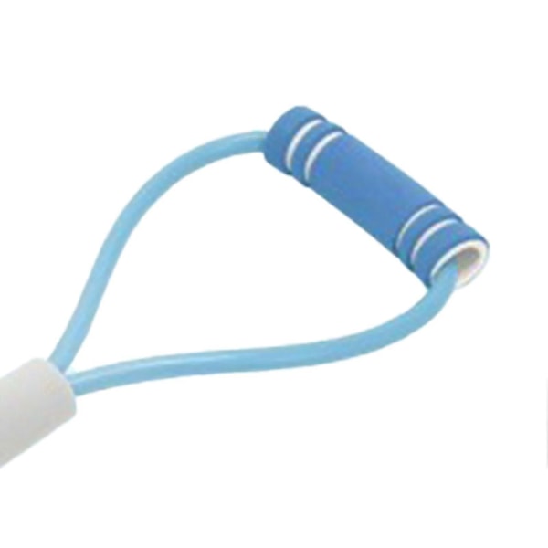 Figur 8 Dragare Tpe Skum Hög Elastisk Justerbart Motstånd Stretchband Bröstdragare För Styrketräning Blå