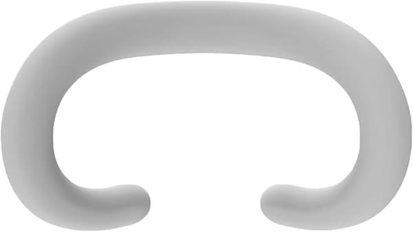Ansiktsgränssnitt Kudde Ansiktsdyna Svettresistent Ersättningsskydd för MR-headset - Vit, Mjukt Material, Bekväm Passform