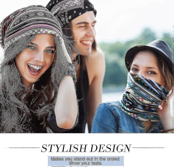 5 stk. Slappe Beanieluer for Kvinner, Baggy Skull Søvnhette Turban Hodeplagg