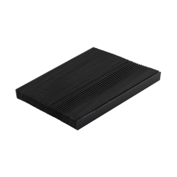 CNC Maskin Dragspelskydd Utdragbart till 1,5M Flexibelt Fräsmaskinskydd Oljetätt Vikbart Slät Yta