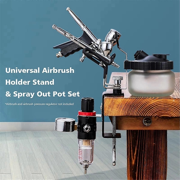 Universellt Airbrush-hållarställ med Universellt Airbrush-set