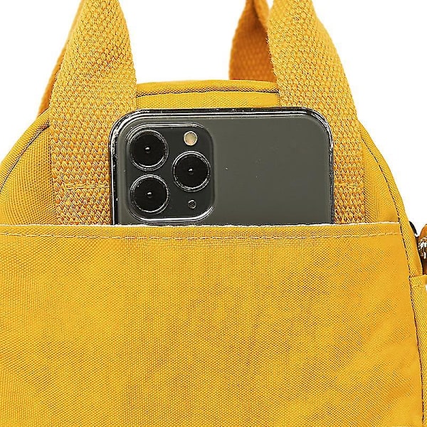 Kvinnor S-väskor Plånböcker tvättad nylon Casual axelhandväska Dark gray