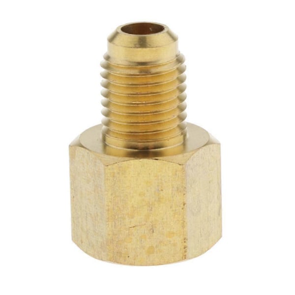Messing 1/4 SAE til 1/2 Aircondition Køletank Adapter Fitting
