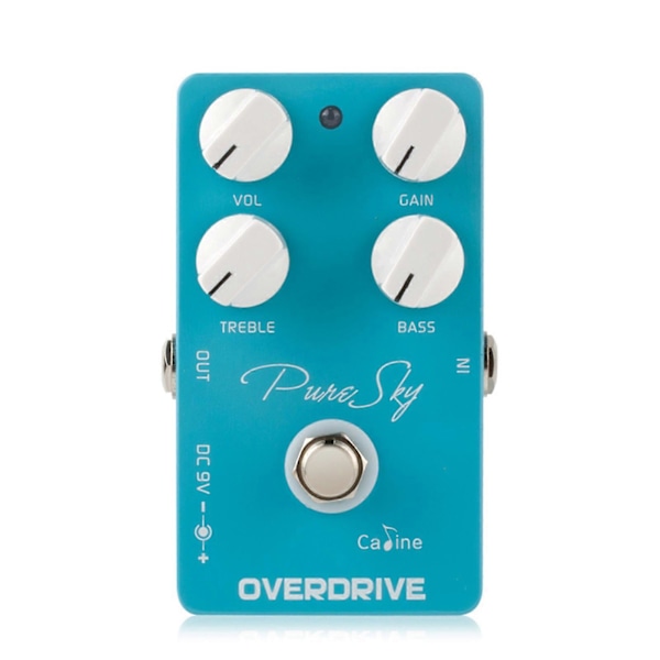 Pure Sky OD Gitarrpedal Effekt Aluminiumlegering Synthesizer Effektor Pedal Gitarrtillbehör