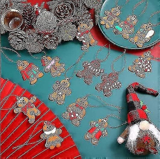 Jule Pepperkakemann Dekorasjon Plast Pepperkake Ornamenter Pepperkake Figurer Bd