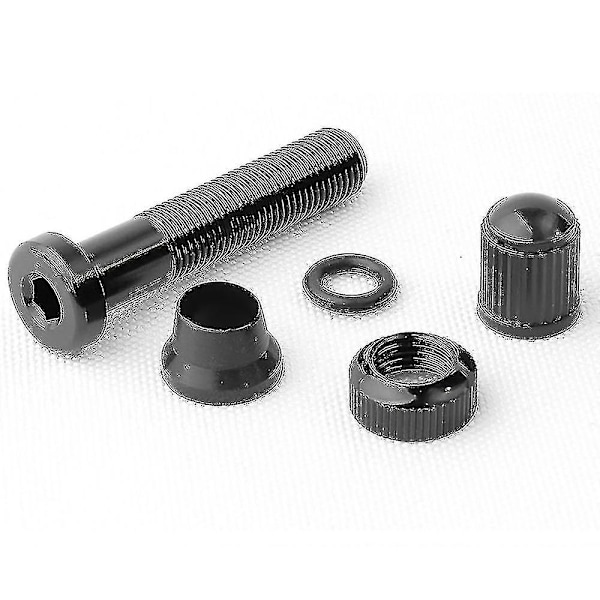 2 stk Cykel Schrader A/v Ventiler 40mm Til Mtb Tubeless Fælge, Sort
