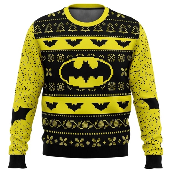 23 Ha Ha Merry Christmas Clown Christmas Genser Gave Julenissen pullover menn 3D-genser og toppklær style 3 L