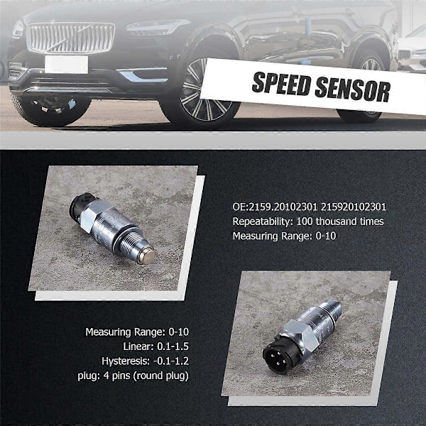 Hastigheds-kilometertæller sensor til 2159.20102301 215920102301