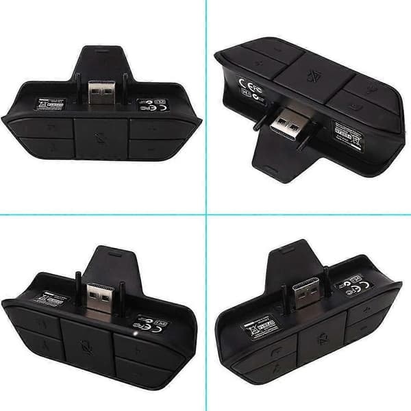 Stereo Headset Adapter til Xbox One/One S/Elite 1&2/til Xbox Series X|S Controllere, Mikrofon Headset Adapter til Xbox One Controller
