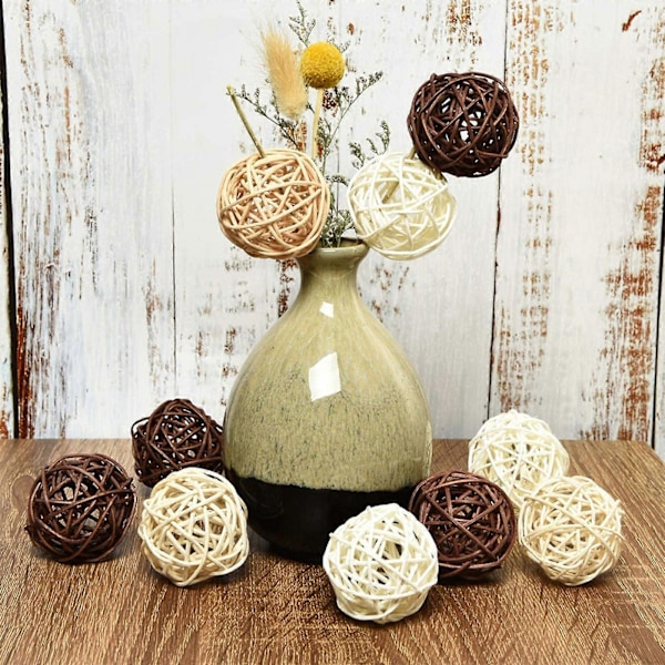 10 stk. Rattan Duftkuler Diffuser Erstatning Aroma Pinne for Bad Hjem Dufter Diffuser Pinner Tilbehør