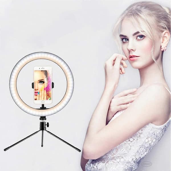 Ring Light 10 Tommer Led Selfie Stick Ringlampe