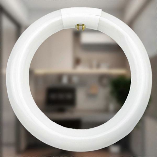 2 stk. FC8T9/CW Cirkulær Fluorescerende Pære, 8 tommer Rund T9 22W Circline Pærer Erstatning for Circ