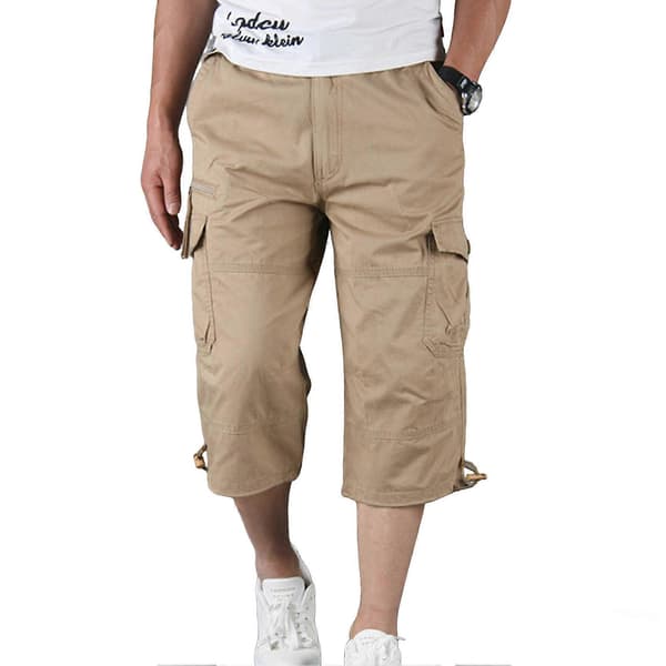Cargo-shorts til mænd, afslappede, løse til sommer M
