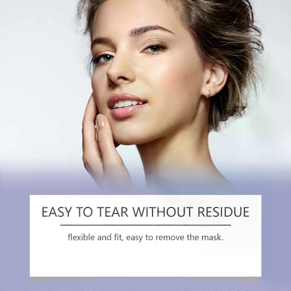 Collagen Maske, Collagen Maske til Ansigtet, Peel Off Collagen Maske til Natten, Reducerer Rynker og Forbedrer Hudens Elasticitet