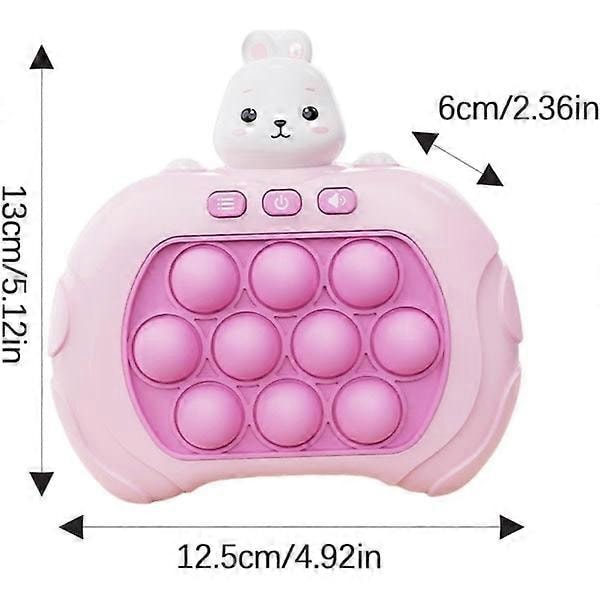 Pop It Spil - Pop It Pro Lysende Spil Hurtig Tryk Fidget Spil Pink Pink Kanin Pink