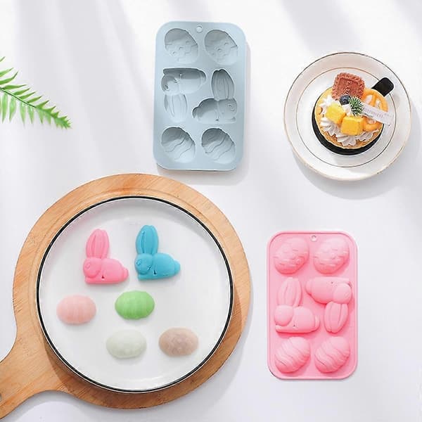 Kageforme 3D Lille Kanin Formet Chokolade Bageudstyr Gadget til Bagning
